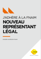 Adhésion FNAIM Nouveau representant